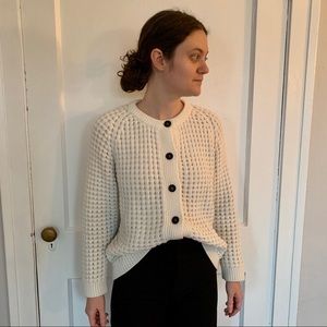 Oversized Vintage Cotton-Blend Sweater, like Babaa